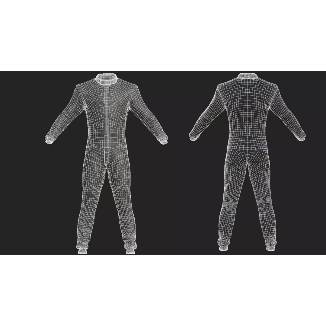Williams Suit 3D Model – High Detail Game-Ready Asset, FBX & More - View 26
