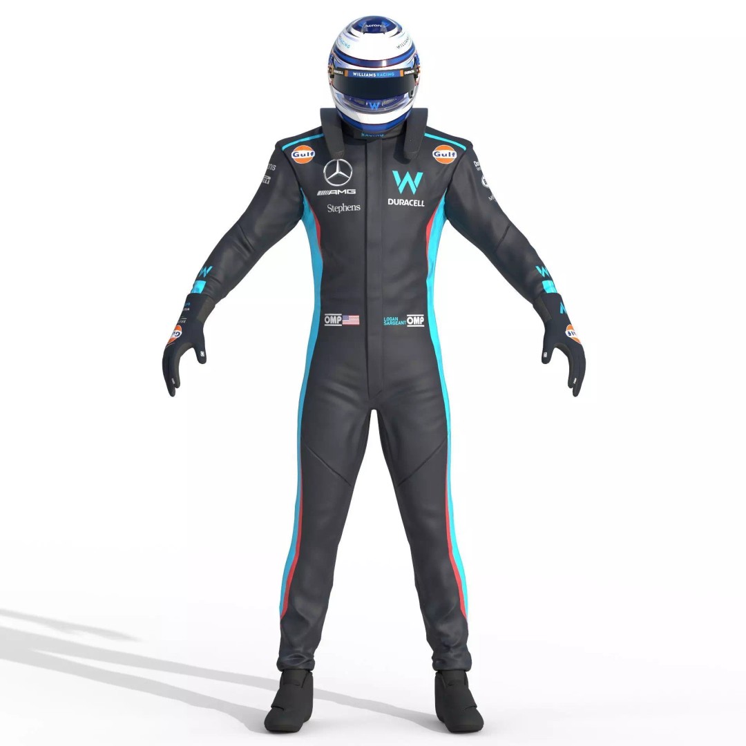 Williams Suit 3D Model – High Detail Game-Ready Asset, FBX & More - View 3