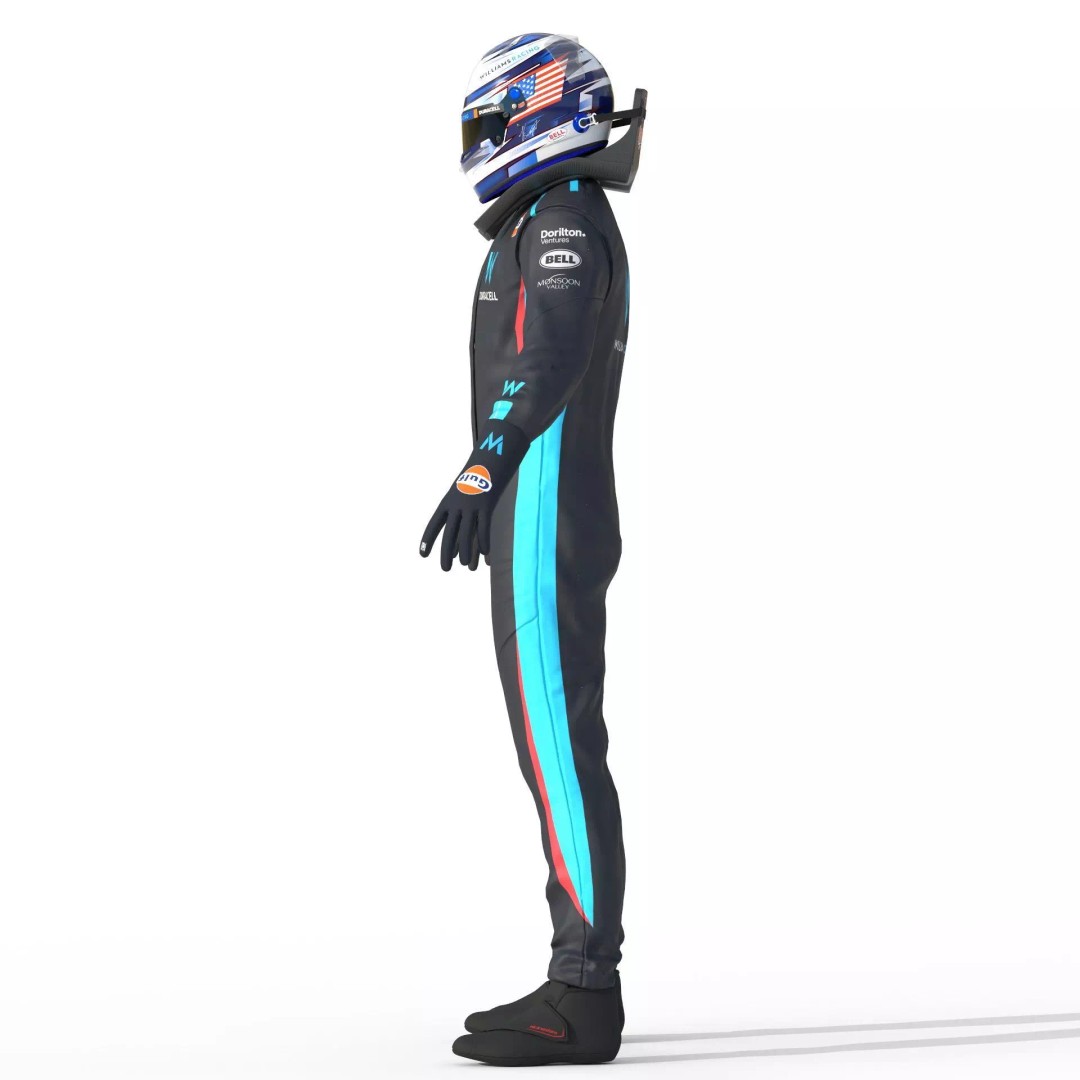 Williams Suit 3D Model – High Detail Game-Ready Asset, FBX & More - View 5