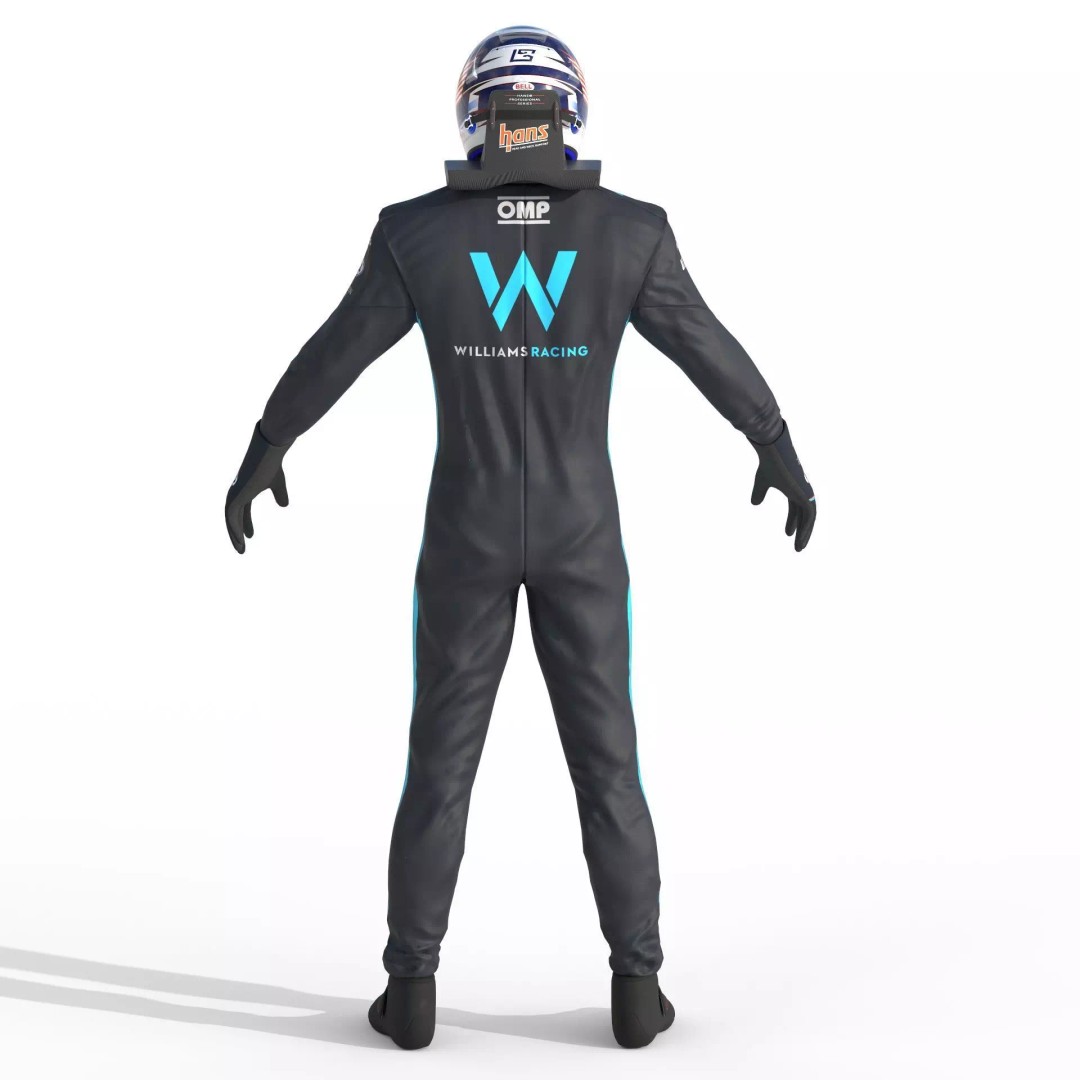 Williams Suit 3D Model – High Detail Game-Ready Asset, FBX & More - View 7