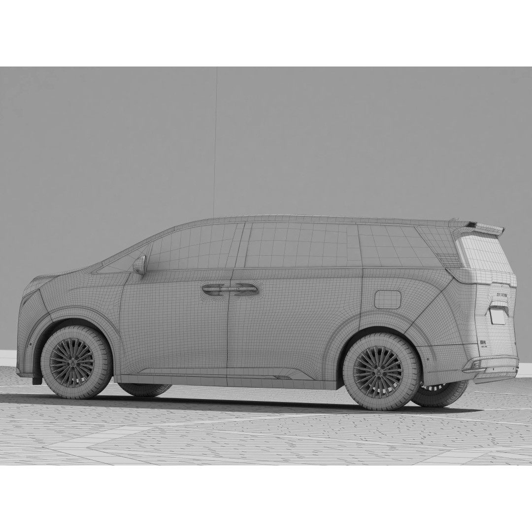 BYD Denza D9 3D Model – High Poly Animated Car Asset, FBX - View 11