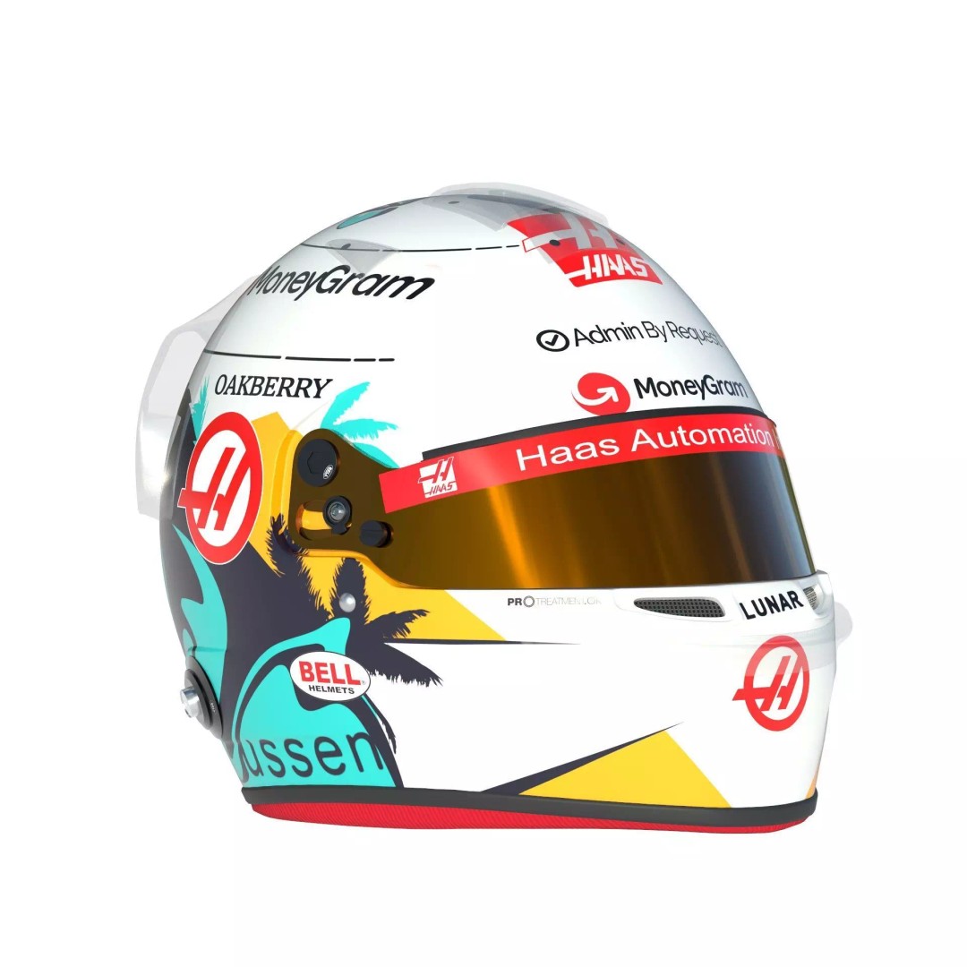 Haas Helmets 2024 3D Model – High Detail PBR Asset, FBX, OBJ - View 10