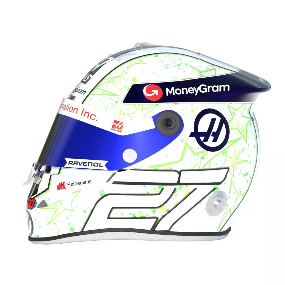 Haas Helmets 2024 3D Model – High Detail PBR Asset, FBX, OBJ - View 22