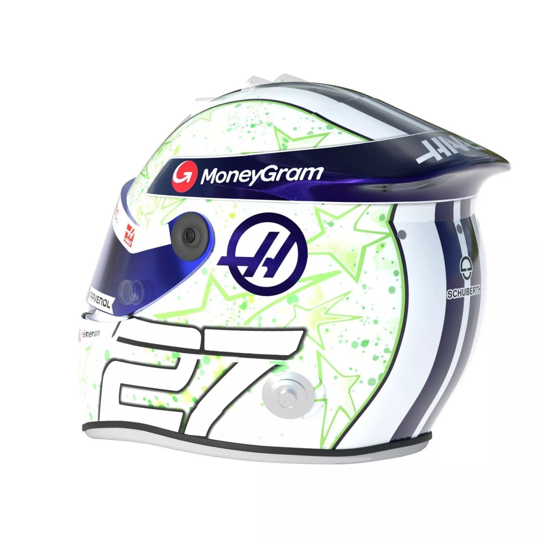 Haas Helmets 2024 3D Model – High Detail PBR Asset, FBX, OBJ - View 23