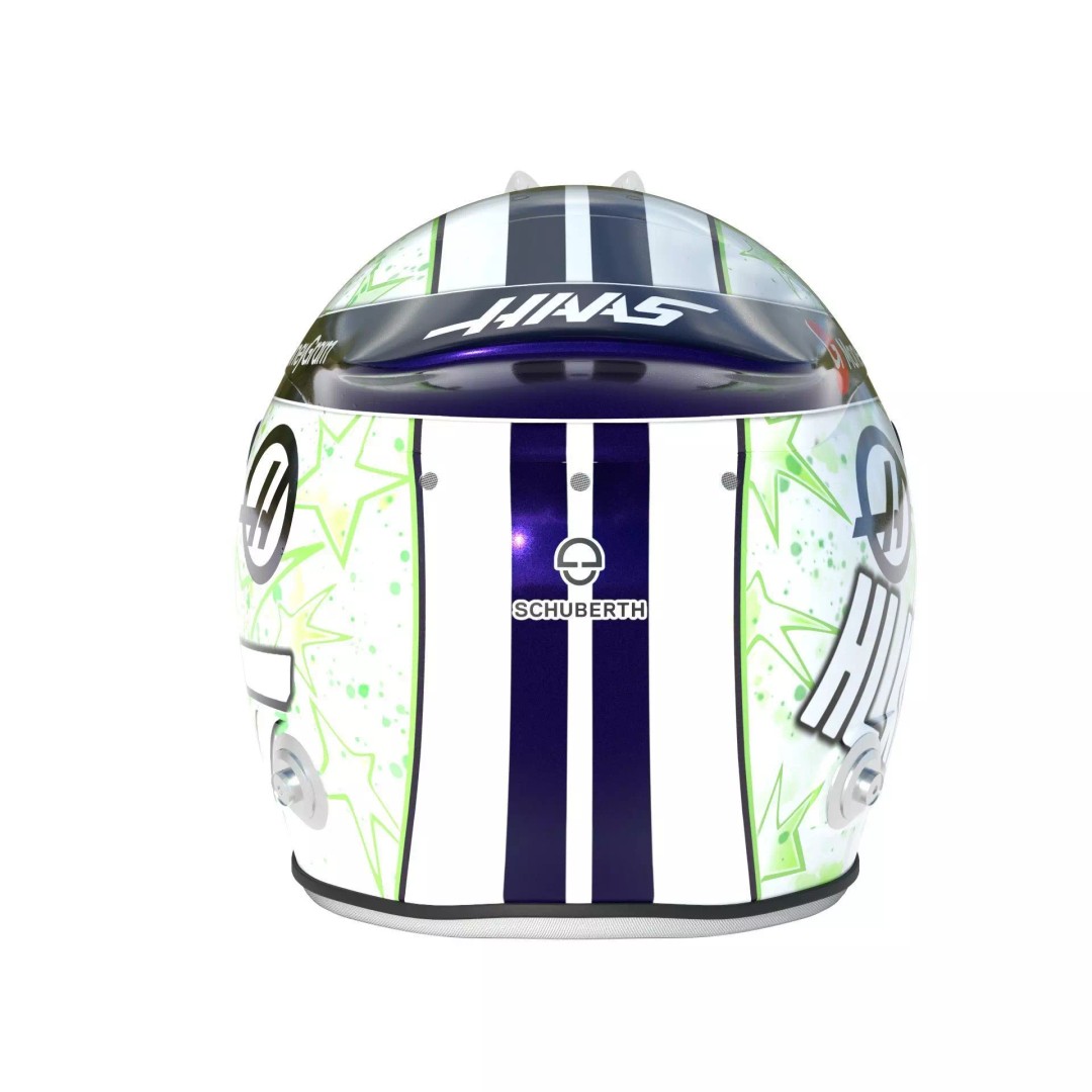 Haas Helmets 2024 3D Model – High Detail PBR Asset, FBX, OBJ - View 24