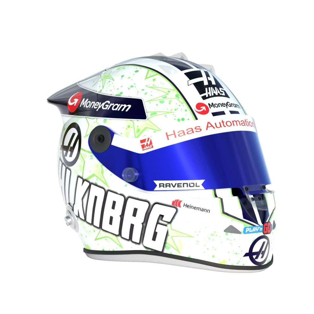 Haas Helmets 2024 3D Model – High Detail PBR Asset, FBX, OBJ - View 27