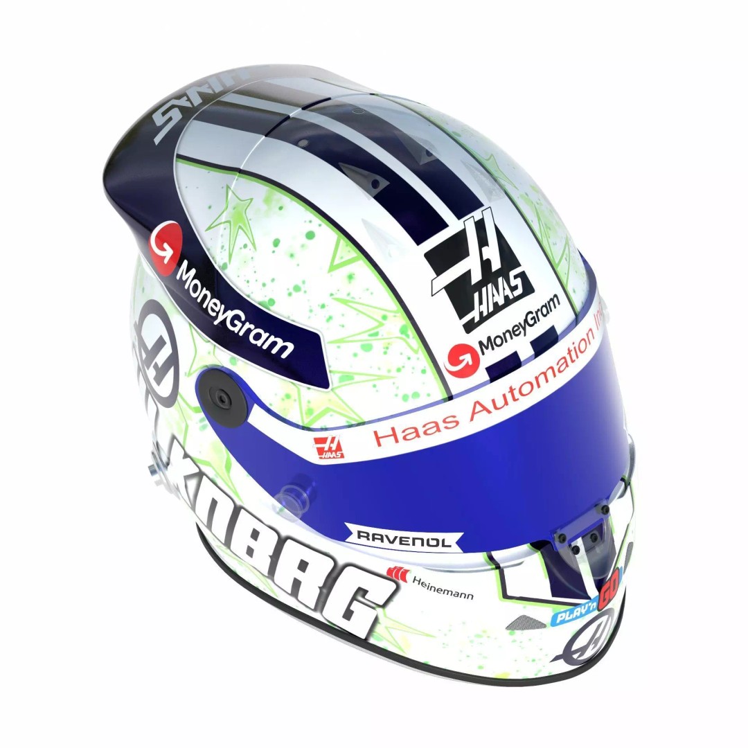 Haas Helmets 2024 3D Model – High Detail PBR Asset, FBX, OBJ - View 28
