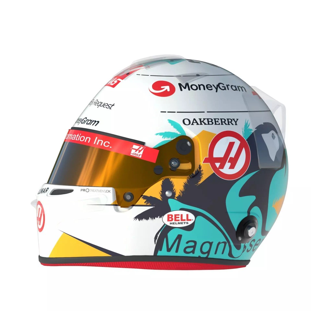 Haas Helmets 2024 3D Model – High Detail PBR Asset, FBX, OBJ - View 5