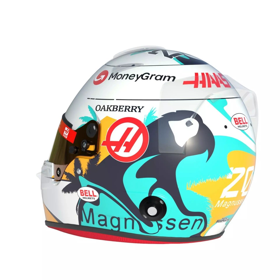 Haas Helmets 2024 3D Model – High Detail PBR Asset, FBX, OBJ - View 6