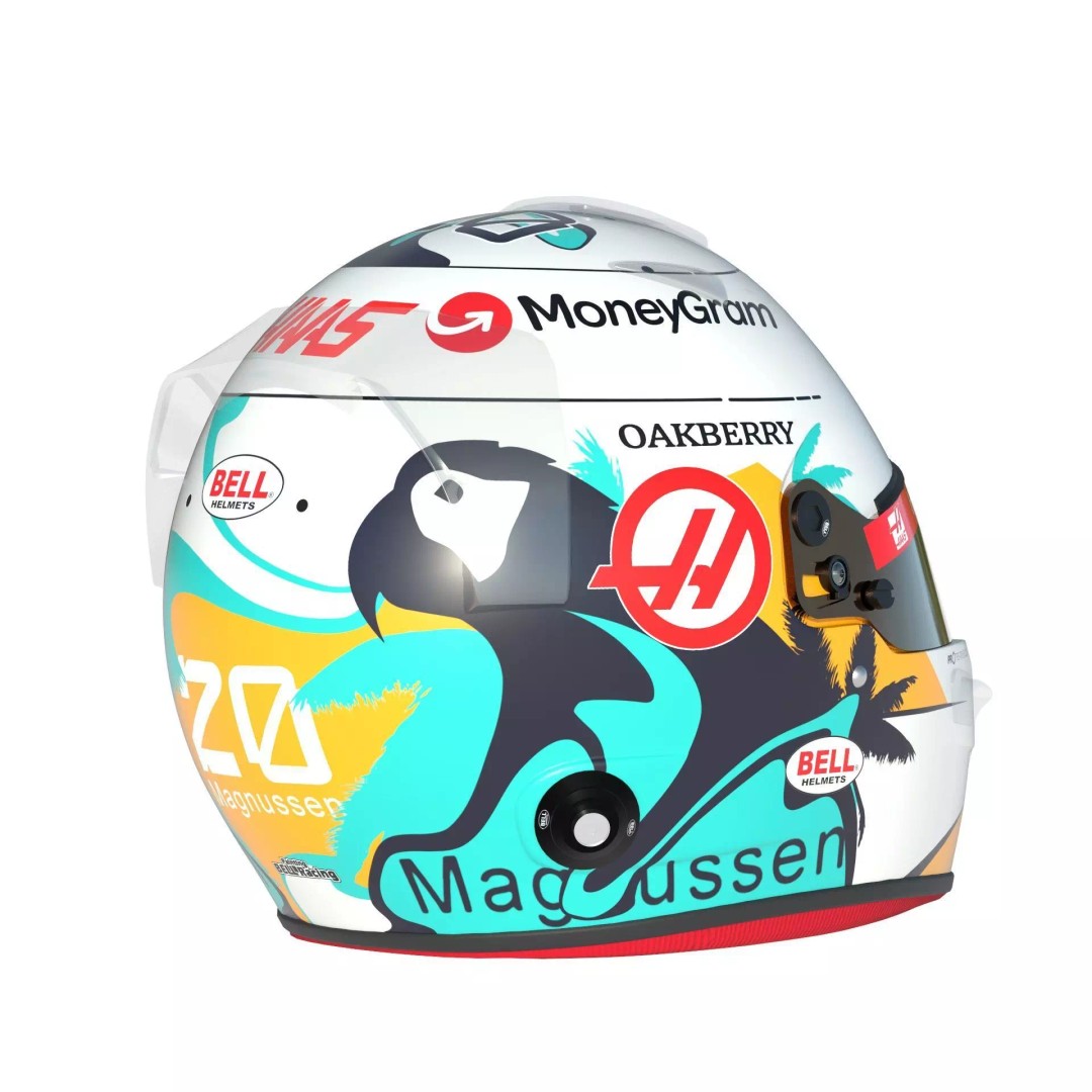 Haas Helmets 2024 3D Model – High Detail PBR Asset, FBX, OBJ - View 8