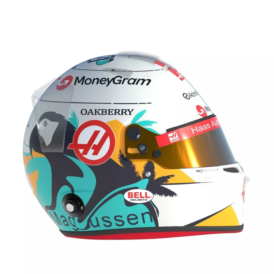 Haas Helmets 2024 3D Model – High Detail PBR Asset, FBX, OBJ - View 9