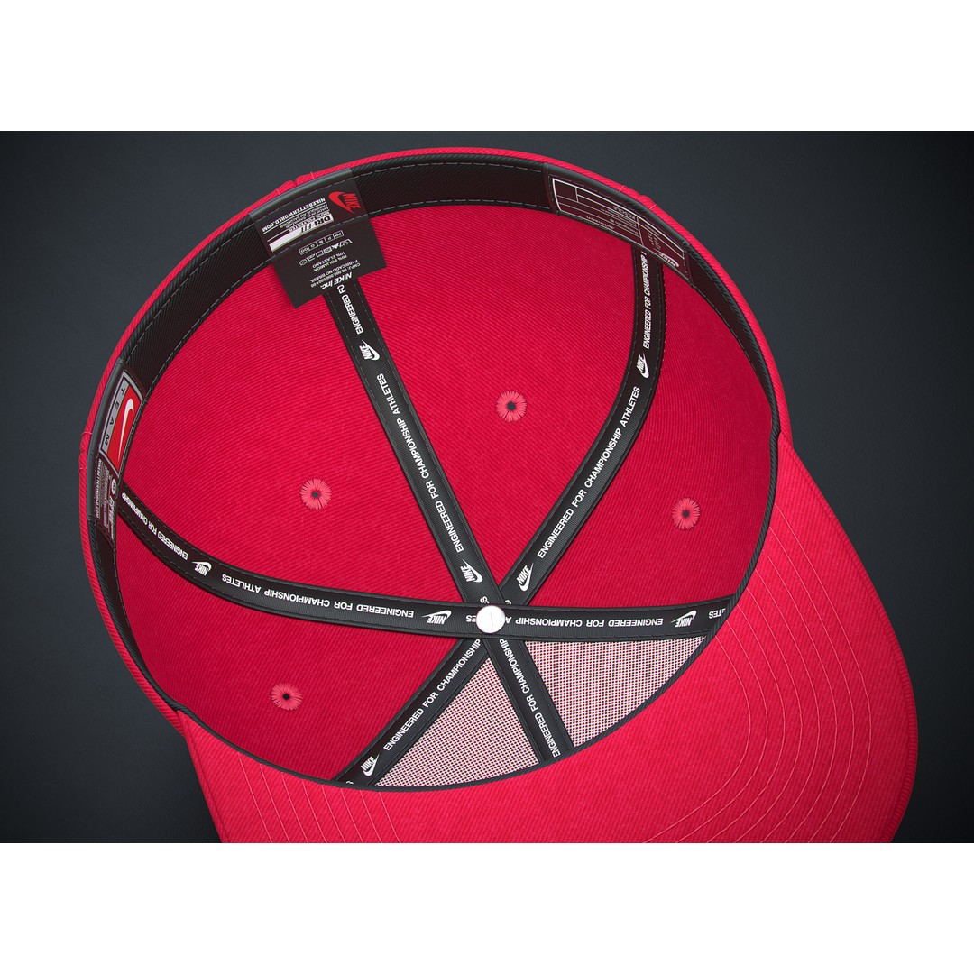 Yellow Snapback Cap 3D Model – High Quality PBR Asset, FBX & OBJ - View 12