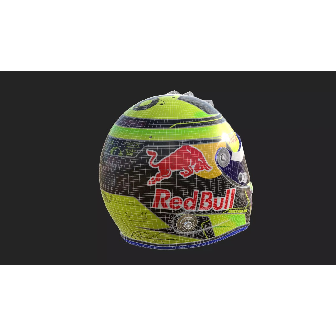 Isack Hadjar Helmet 3D Model – High Poly PBR Asset, FBX, OBJ, Blender - View 17