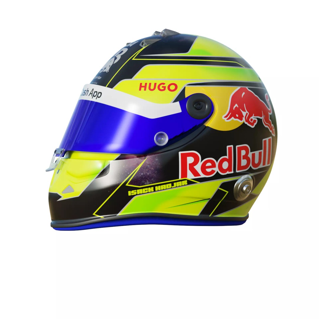 Isack Hadjar Helmet 3D Model – High Poly PBR Asset, FBX, OBJ, Blender - View 4