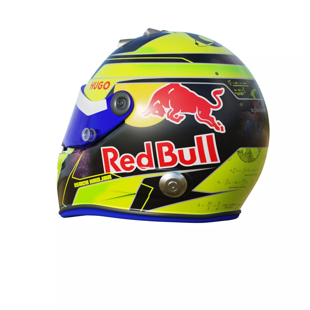 Isack Hadjar Helmet 3D Model – High Poly PBR Asset, FBX, OBJ, Blender - View 5