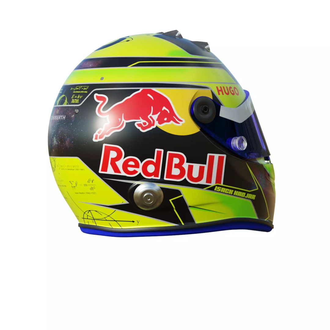 Isack Hadjar Helmet 3D Model – High Poly PBR Asset, FBX, OBJ, Blender - View 7