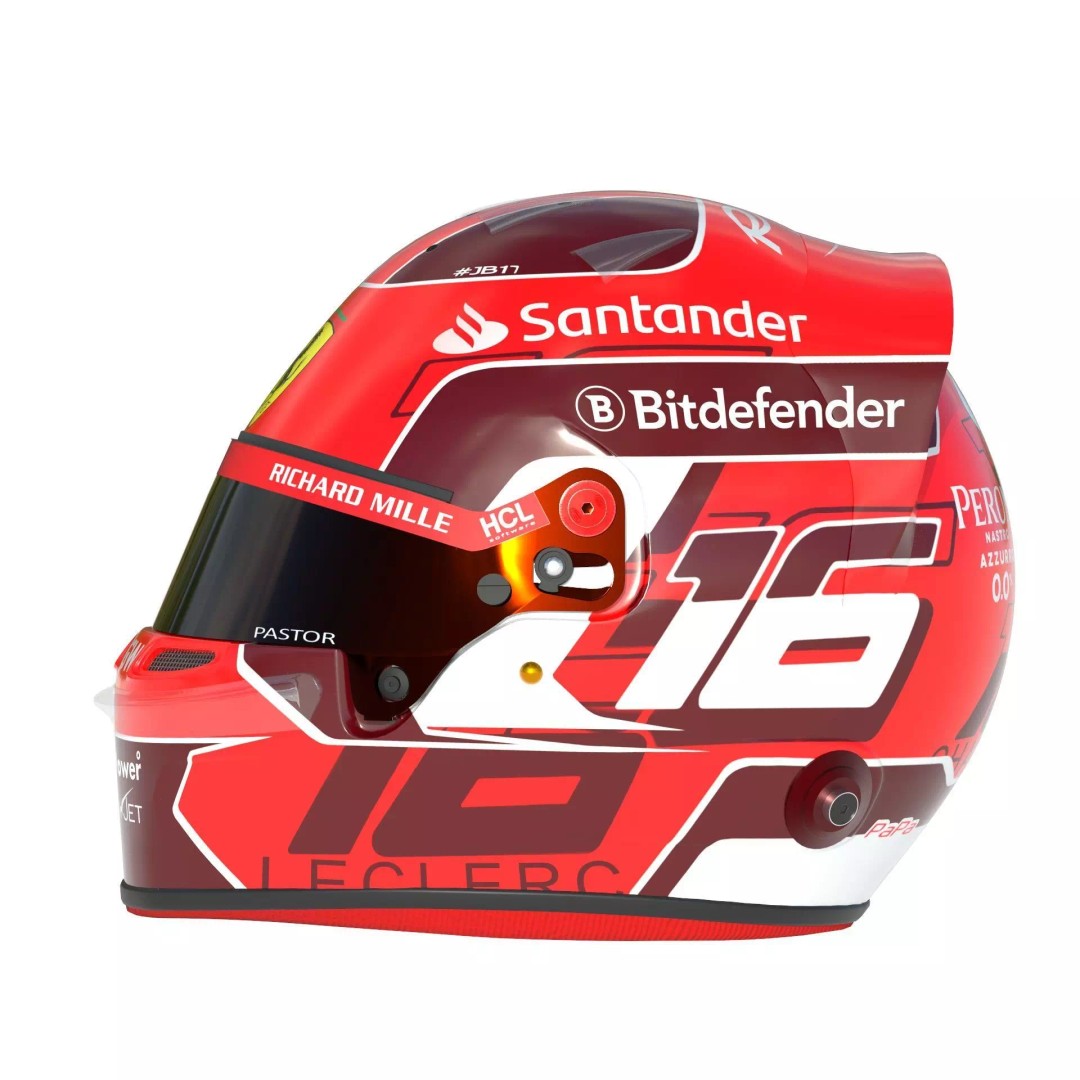 Ferrari Helmets 3D Model – High Detailed Game-Ready Asset, FBX, OBJ - View 22