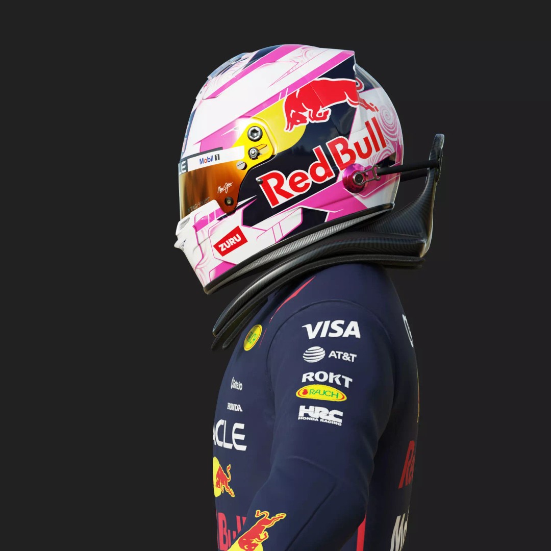 Red Bull Suit 2025 3D Model – High Detail Game-Ready Asset, FBX, Blender - View 12