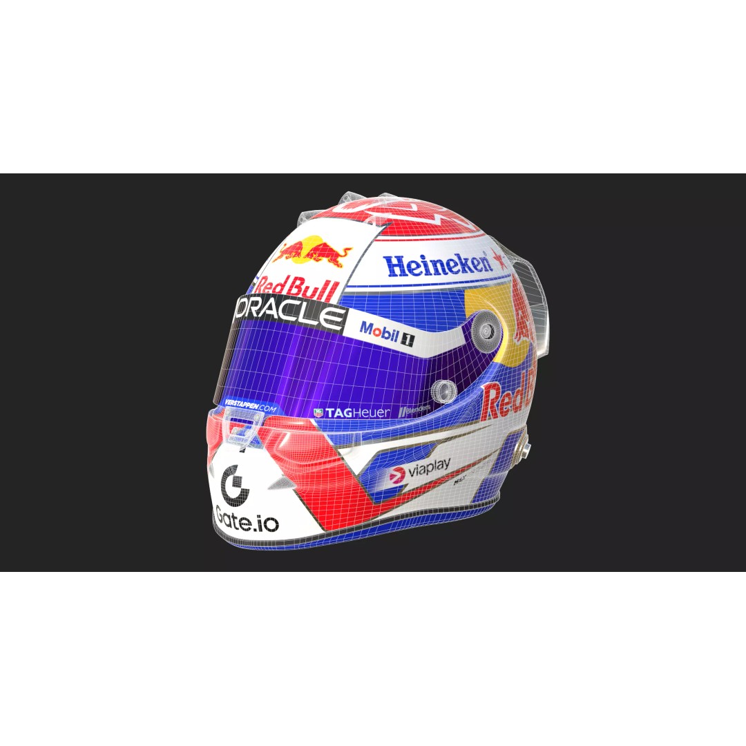 Red Bull Suit 2025 3D Model – High Detail Game-Ready Asset, FBX, Blender - View 18