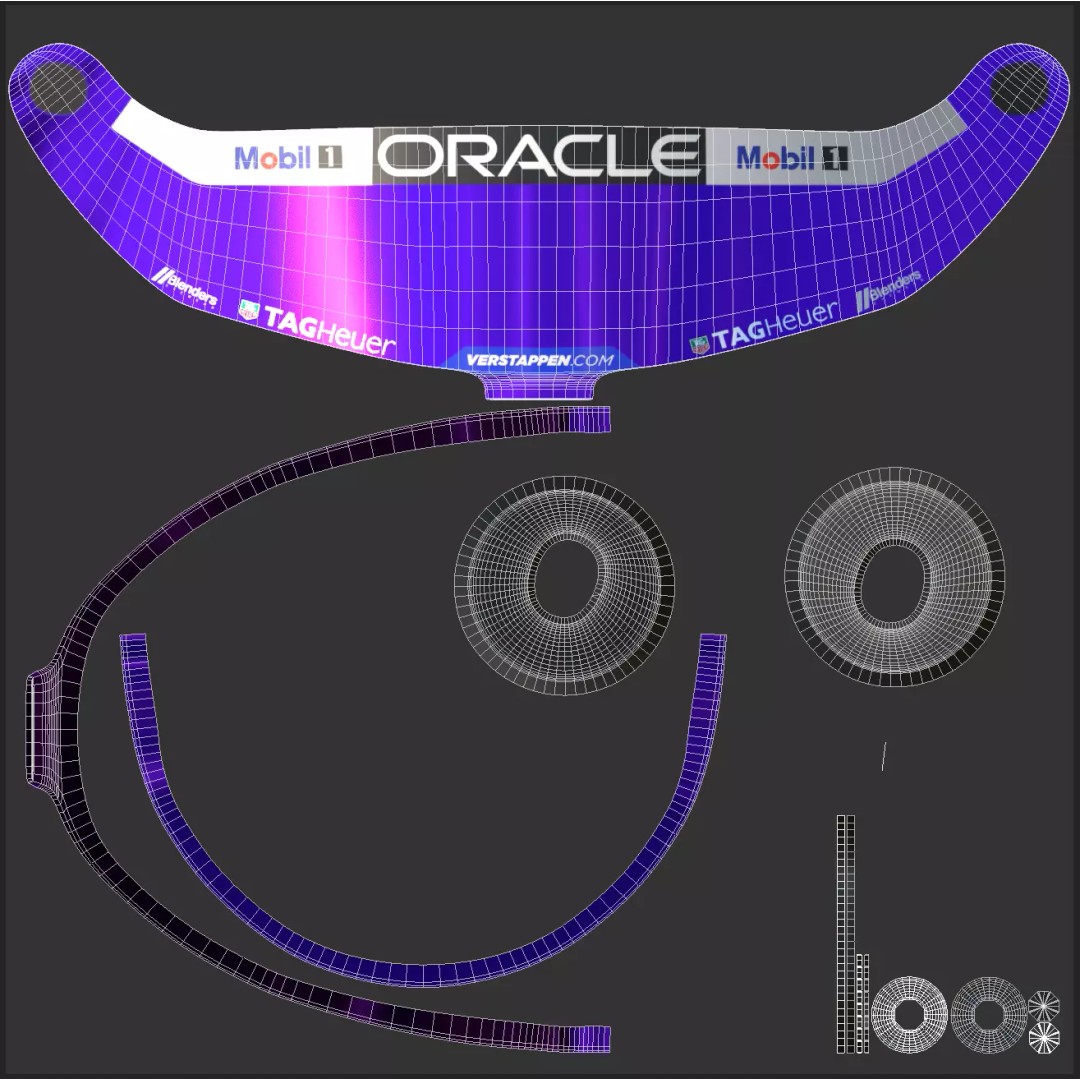 Red Bull Suit 2025 3D Model – High Detail Game-Ready Asset, FBX, Blender - View 21