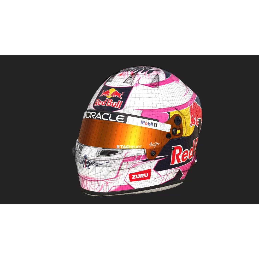 Red Bull Suit 2025 3D Model – High Detail Game-Ready Asset, FBX, Blender - View 23