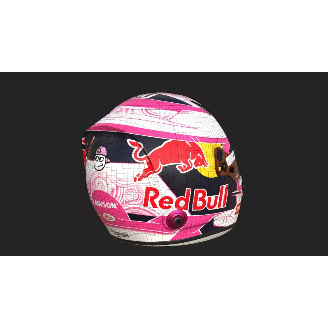 Red Bull Suit 2025 3D Model – High Detail Game-Ready Asset, FBX, Blender - View 24