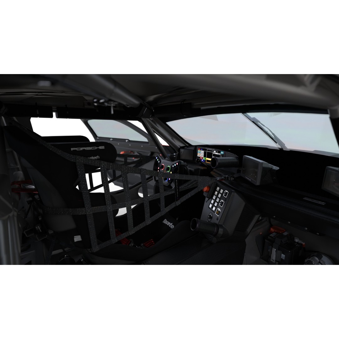 Porsche 911 GT3 R Rennsport 2023 3D Model – High Poly PBR Asset, FBX - View 18