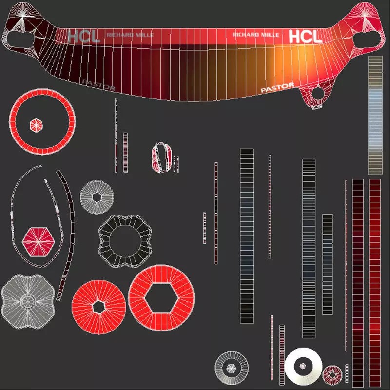 Ferrari 2023 Helmet 3D Model – High Detail PBR Asset, FBX, OBJ - View 34