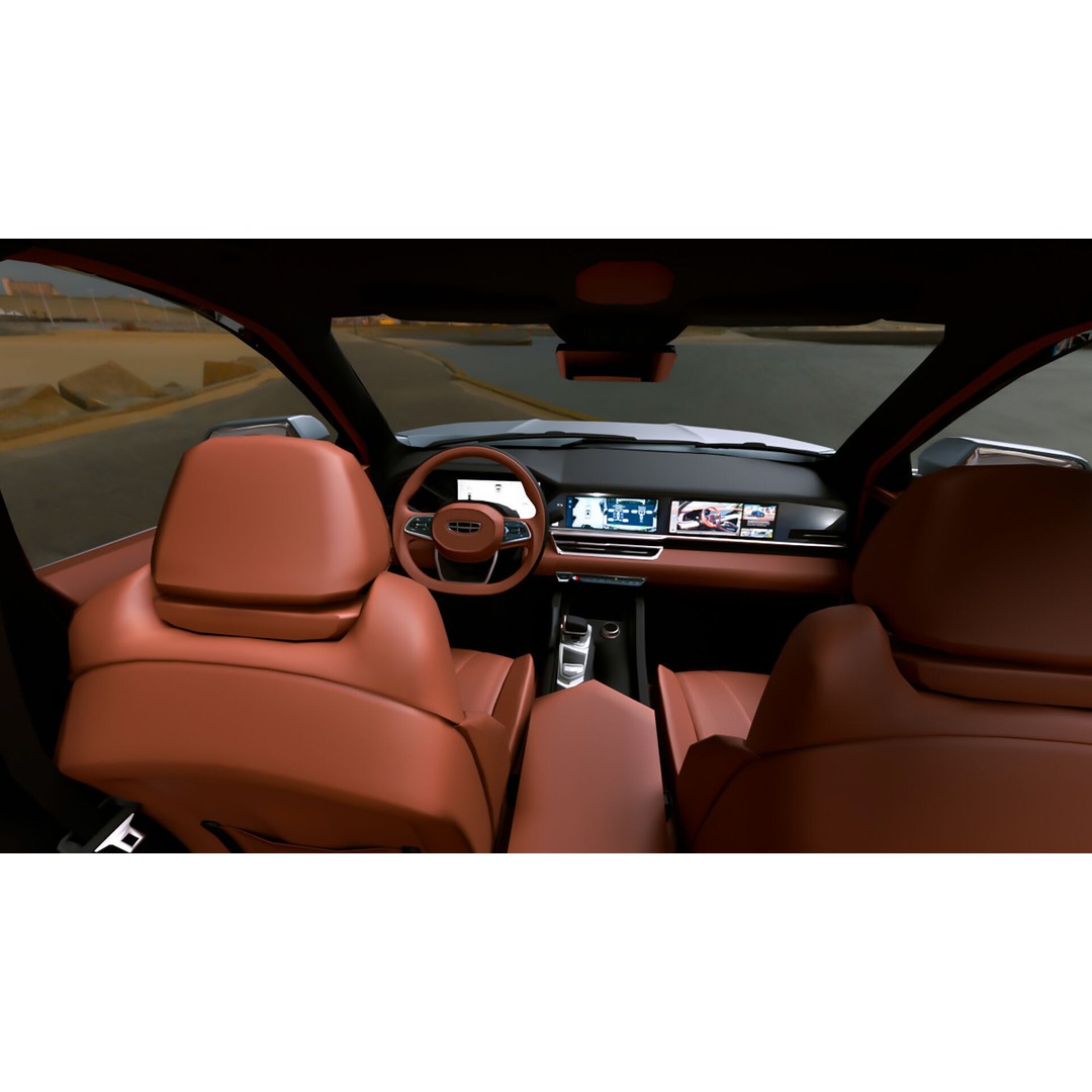 Geely Monjaro 2025 3D Model – High Poly Vehicle Asset, FBX, OBJ - View 6