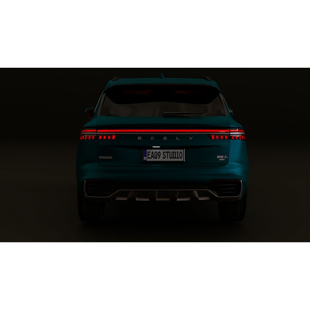 Geely Monjaro 2025 3D Model – High Poly Vehicle Asset, FBX, OBJ - View 8