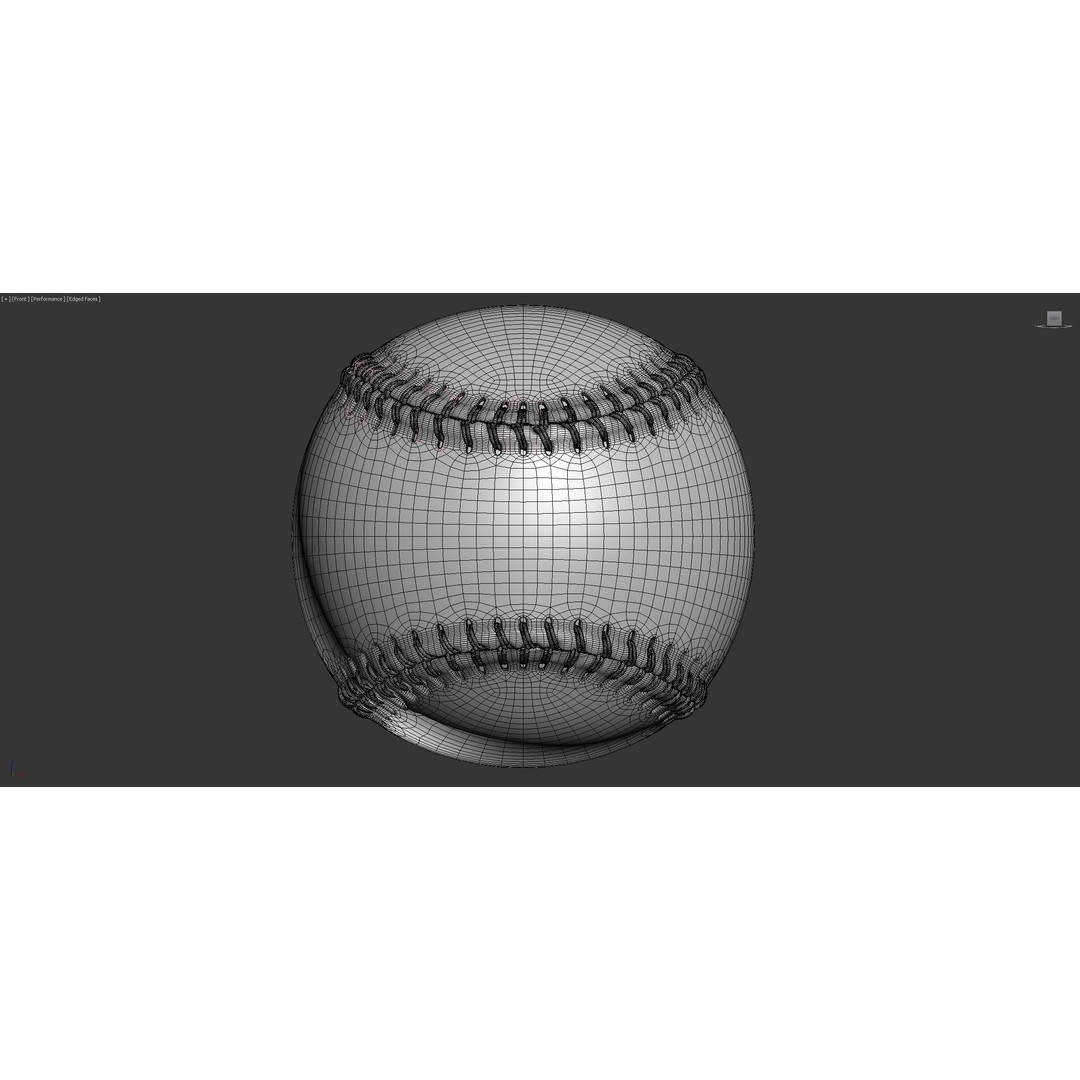 Baseball 3D Model – Photorealistic Game Asset, FBX, OBJ - View 6