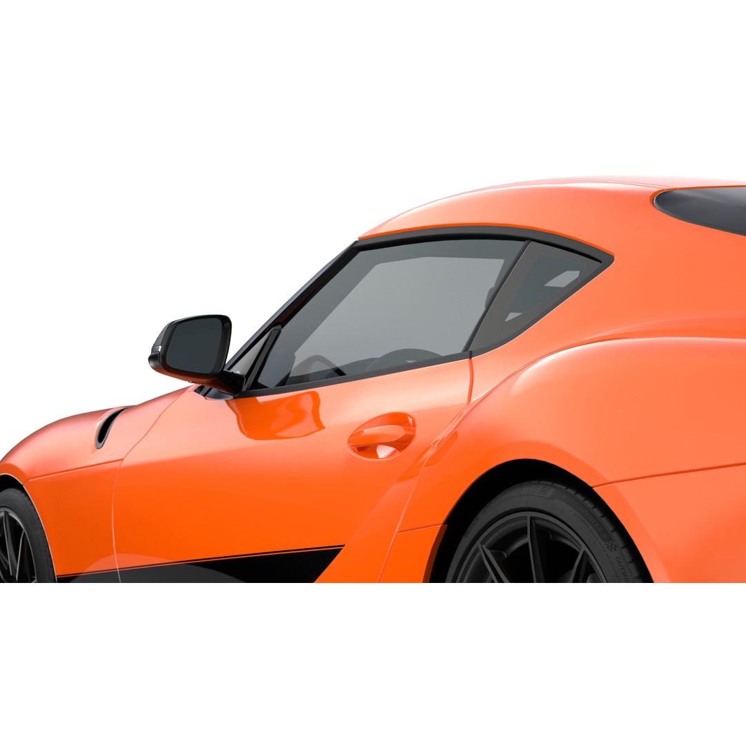 Toyota Supra 2025 3D Model – Low Poly PBR Game Asset, FBX, OBJ - View 17