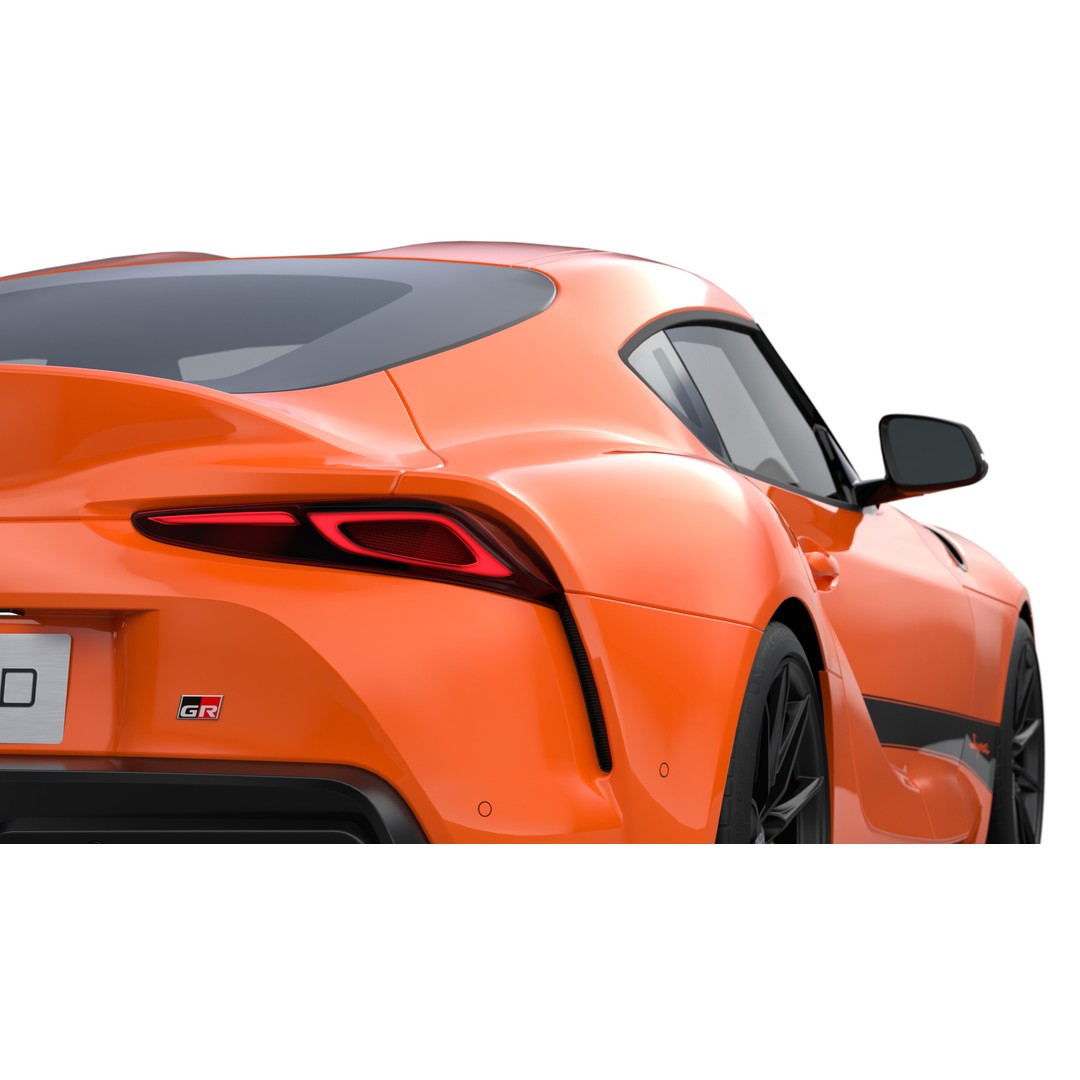 Toyota Supra 2025 3D Model – Low Poly PBR Game Asset, FBX, OBJ - View 23