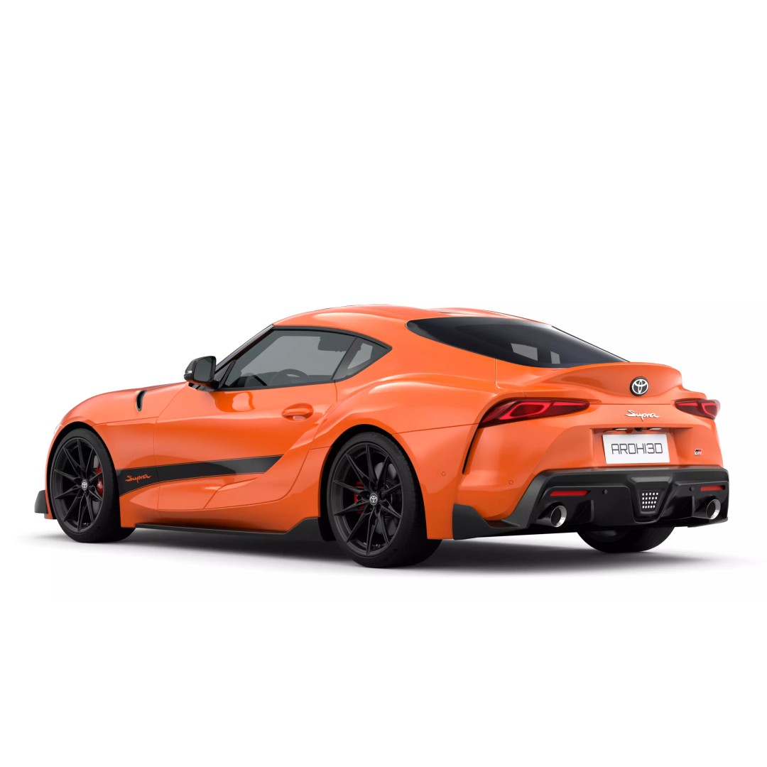 Toyota Supra 2025 3D Model – Low Poly PBR Game Asset, FBX, OBJ - View 4