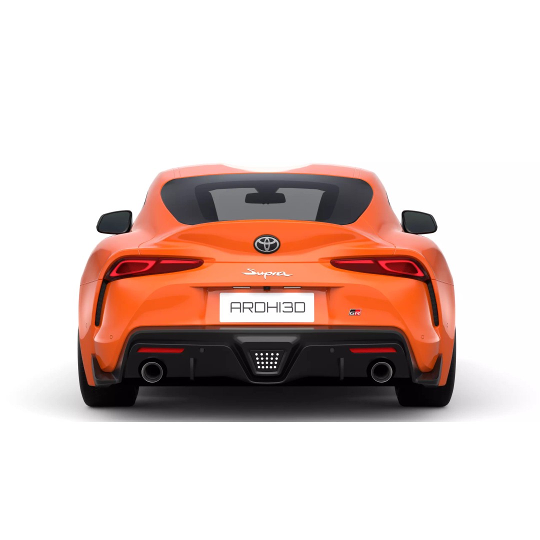 Toyota Supra 2025 3D Model – Low Poly PBR Game Asset, FBX, OBJ - View 5