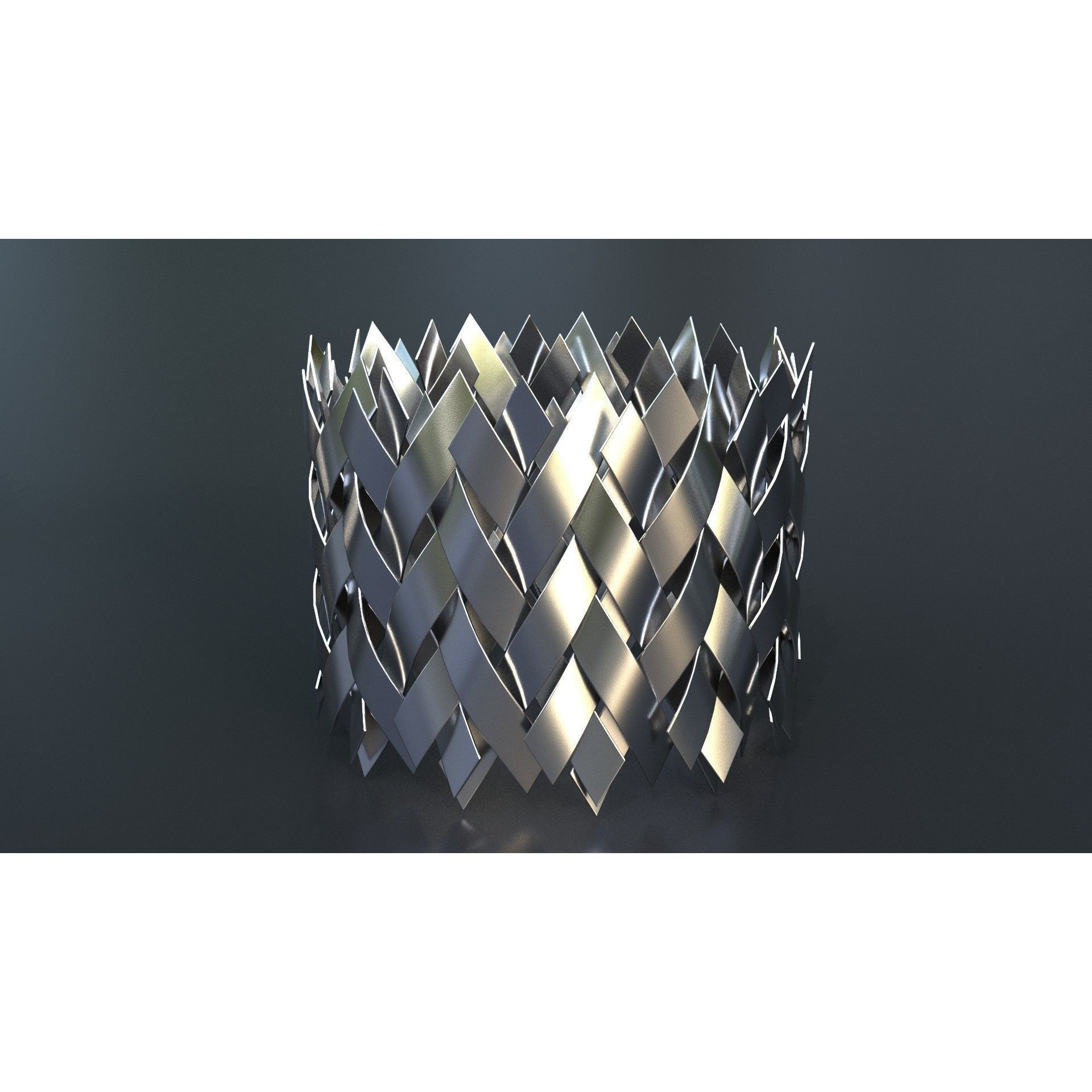 Corrugated and Braid Metal Hose Sleeving - Game-Ready 3D Model - View 10