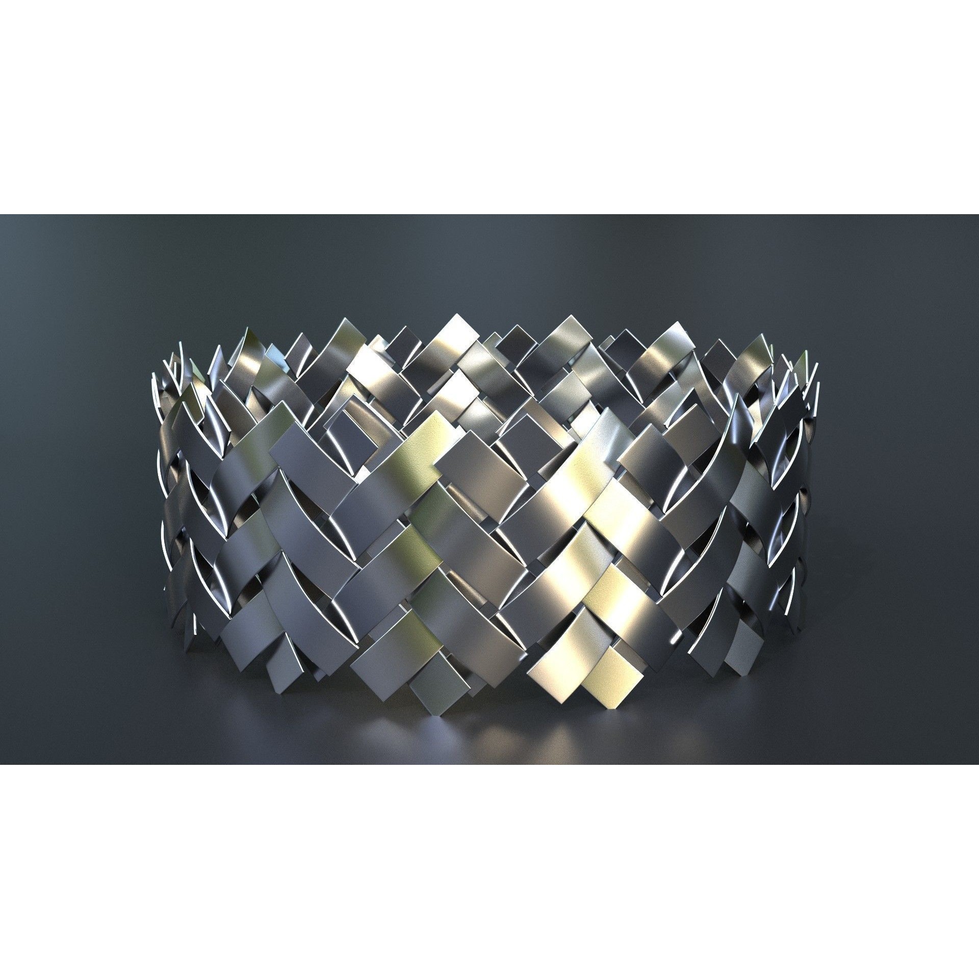 Corrugated and Braid Metal Hose Sleeving - Game-Ready 3D Model - View 11
