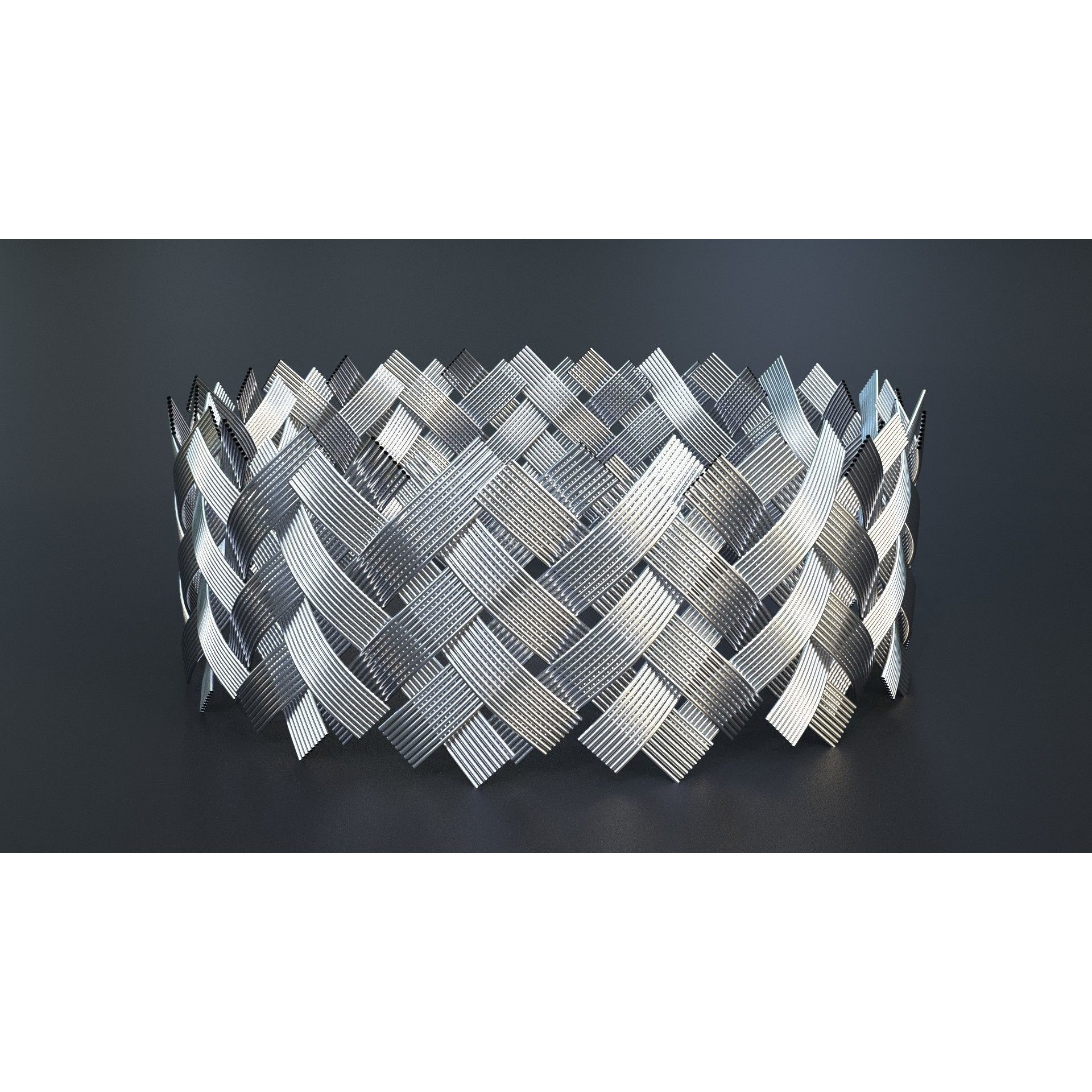 Corrugated and Braid Metal Hose Sleeving - Game-Ready 3D Model - View 14