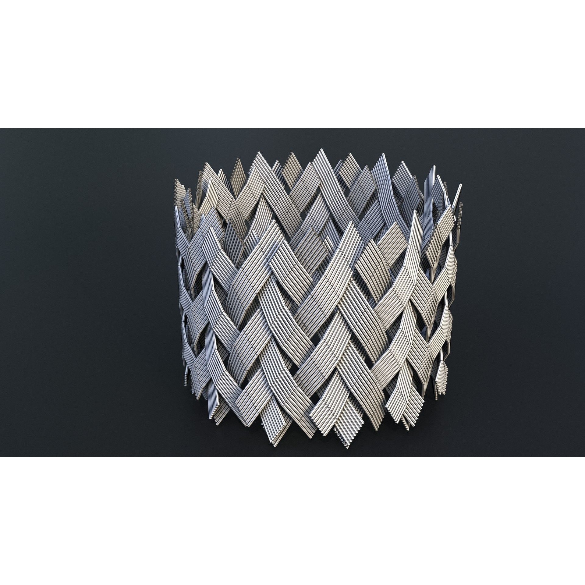 Corrugated and Braid Metal Hose Sleeving - Game-Ready 3D Model - View 17