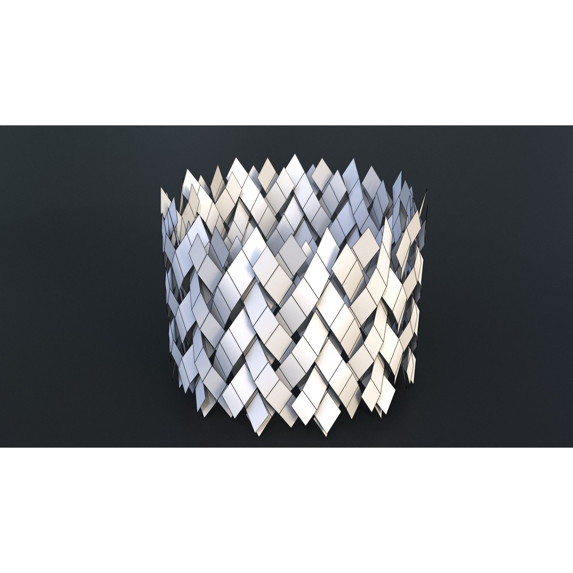 Corrugated and Braid Metal Hose Sleeving - Game-Ready 3D Model - View 19
