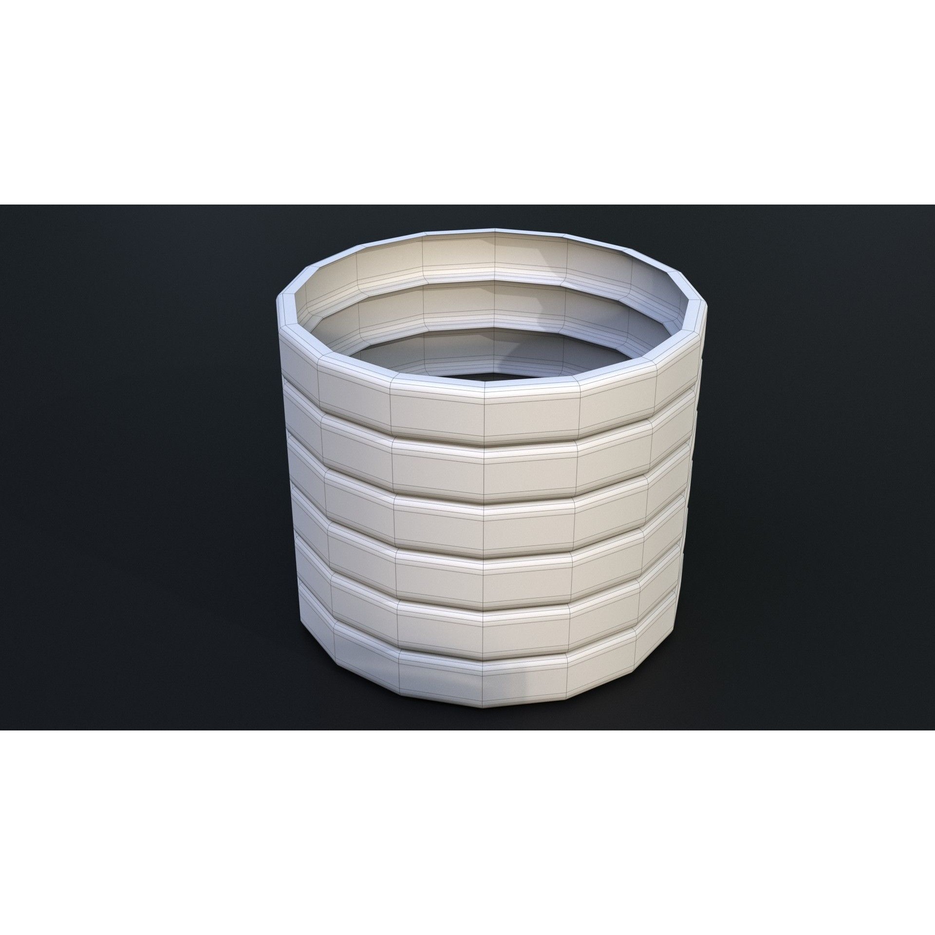 Corrugated and Braid Metal Hose Sleeving - Game-Ready 3D Model - View 22