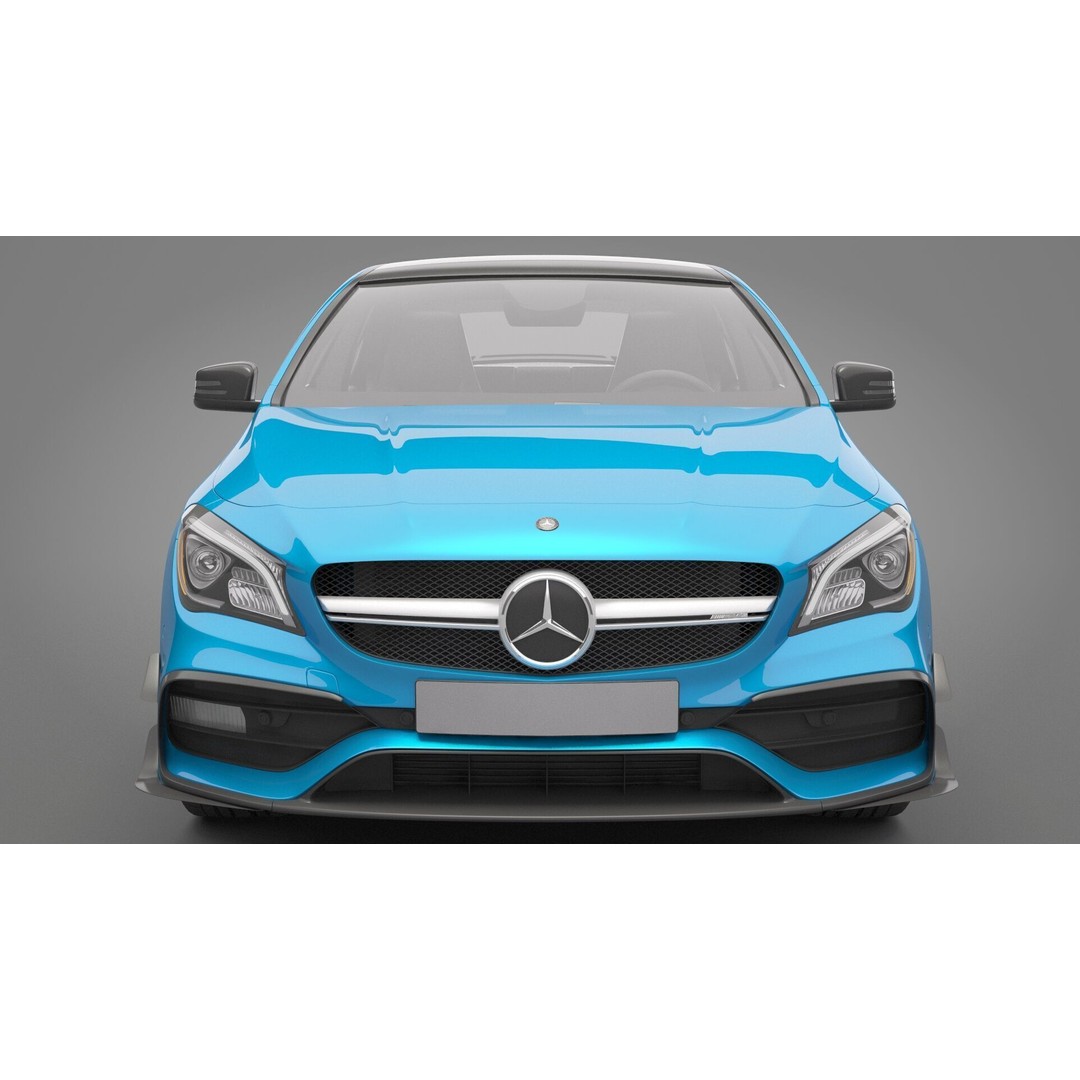 Mercedes-Benz CLA45 3D Model – High Poly Vehicle with PBR Textures, FBX/OBJ - View 5