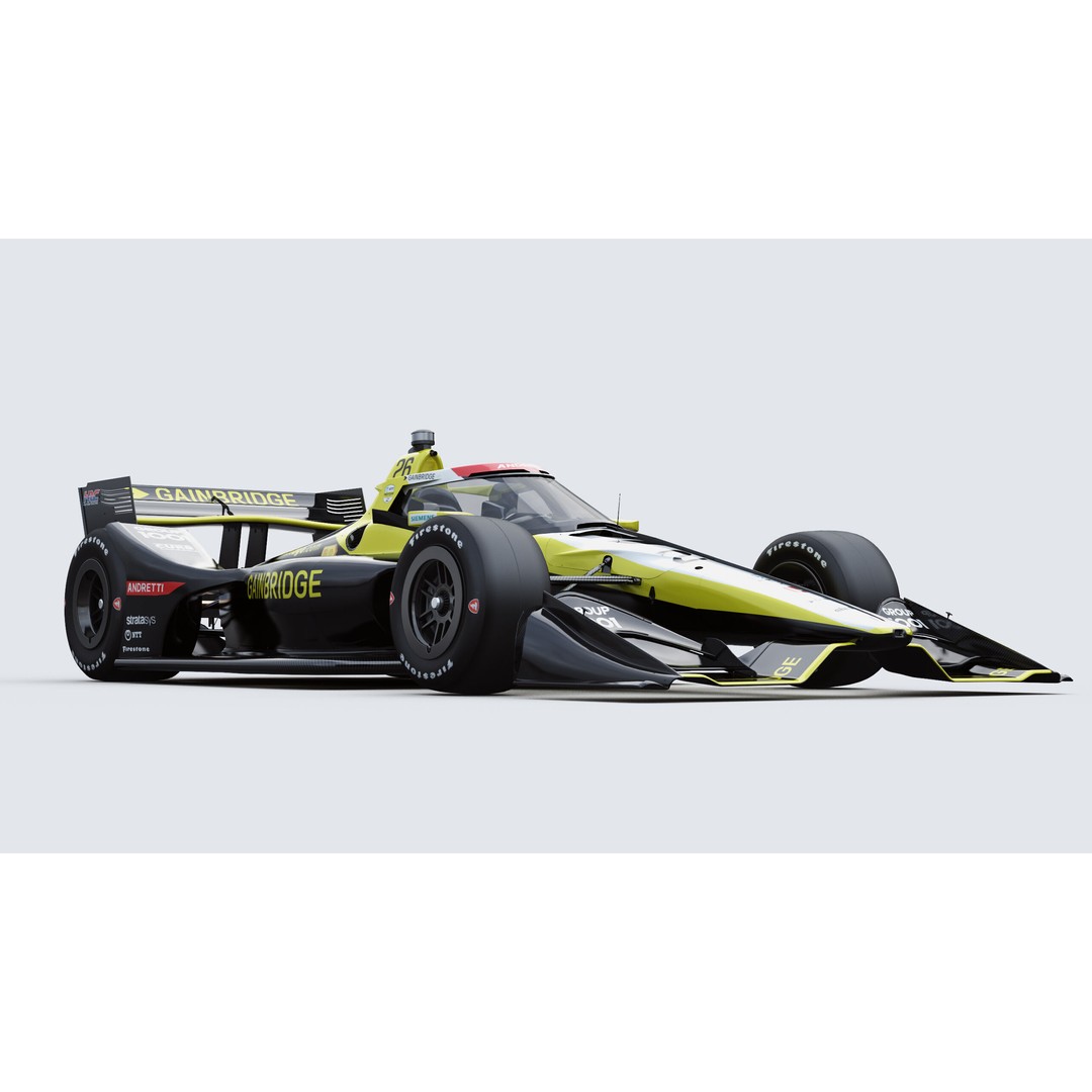 Indycar Road 3D Model – Colton Herta 26 2025, PBR, FBX - View 11
