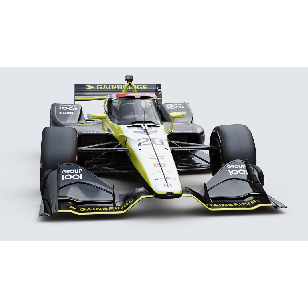 Indycar Road 3D Model – Colton Herta 26 2025, PBR, FBX - View 13