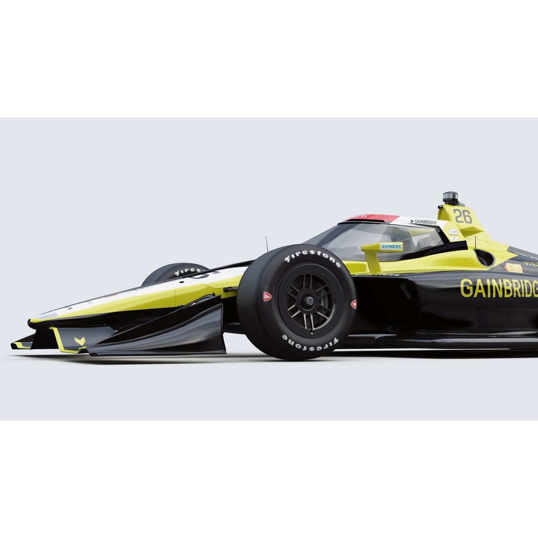 Indycar Road 3D Model – Colton Herta 26 2025, PBR, FBX - View 4