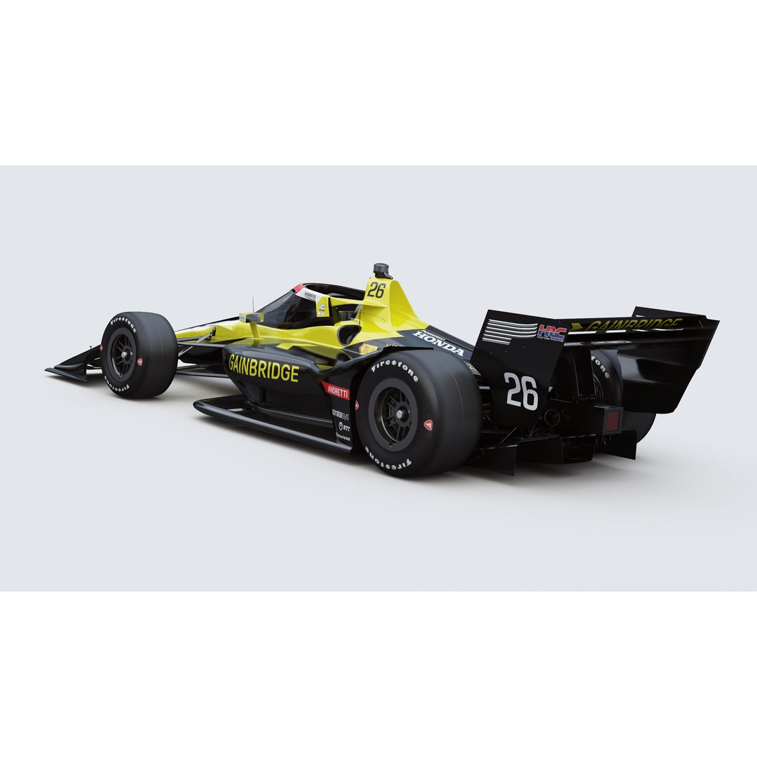 Indycar Road 3D Model – Colton Herta 26 2025, PBR, FBX - View 6
