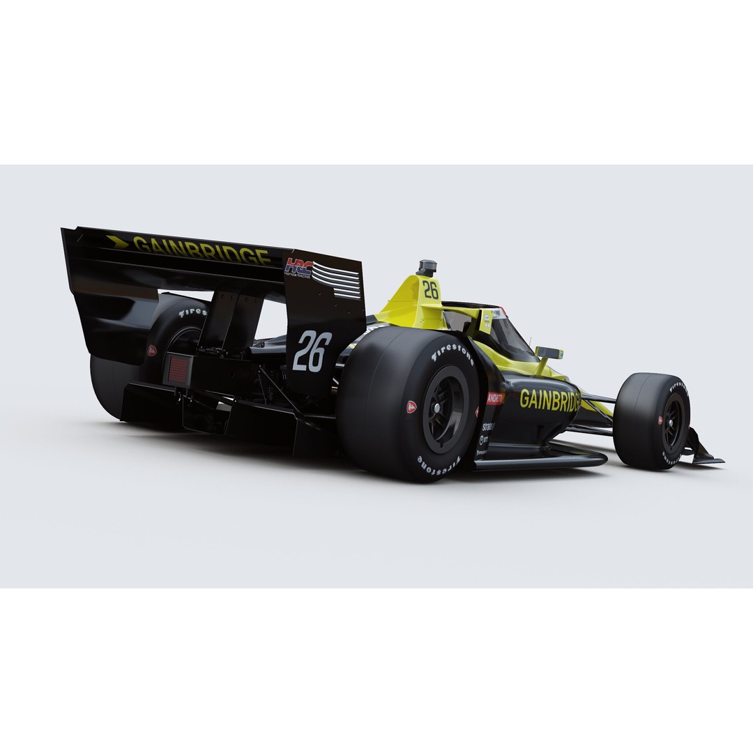 Indycar Road 3D Model – Colton Herta 26 2025, PBR, FBX - View 7