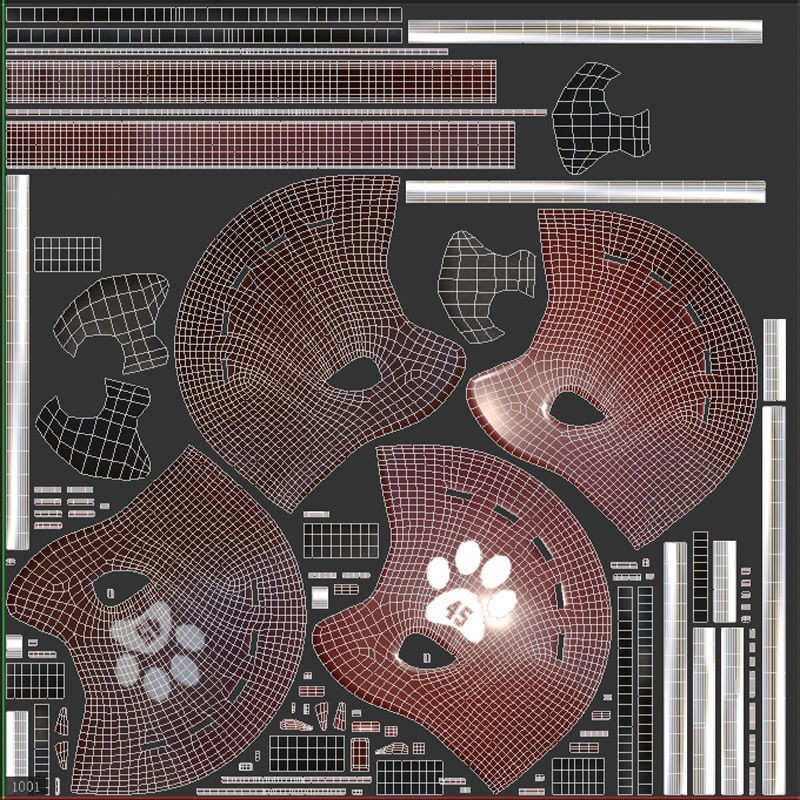 American Football Helmet 3D Model – Low Poly Game Asset, FBX, PBR