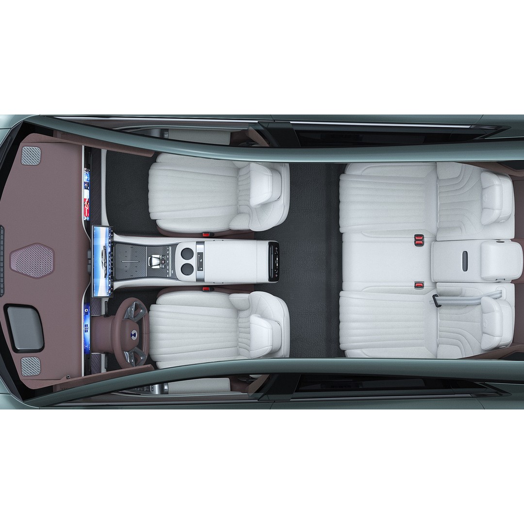 2025 BYD Denza Z9 GT E3 Hybrid 3D Model – High-Tech Luxury Sedan, FBX, OBJ - View 15