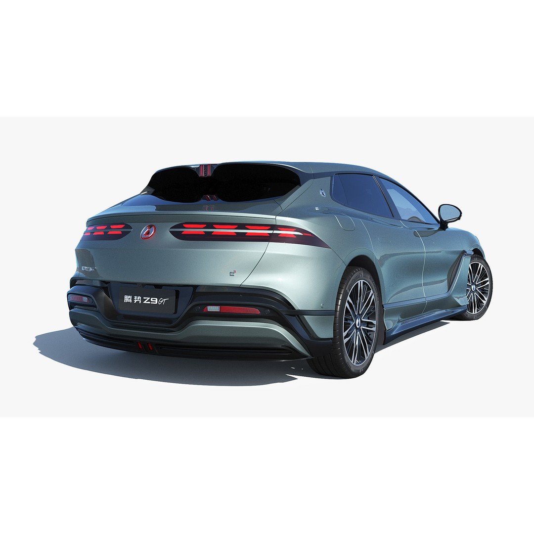 2025 BYD Denza Z9 GT E3 Hybrid 3D Model – High-Tech Luxury Sedan, FBX, OBJ - View 19